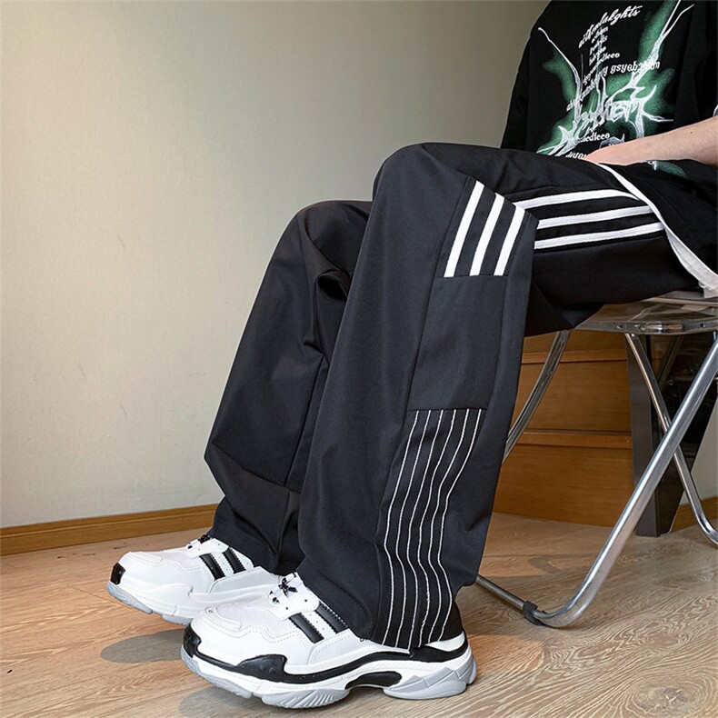 仓库现货DSA059-ZK7926-特P35宽松美式直简休闲裤速干运动裤,男装休闲裤,电商A059