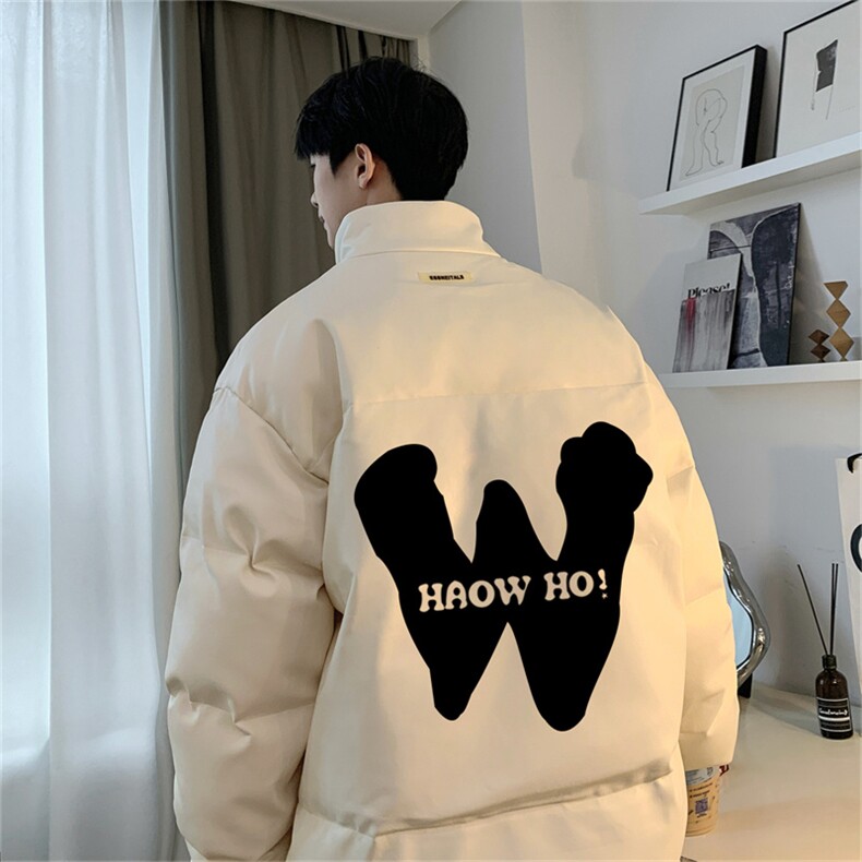 均可提供短视频高品质港风W英文PU皮加厚棉衣PM105-p110控148,男装棉衣,星座508（原C305）