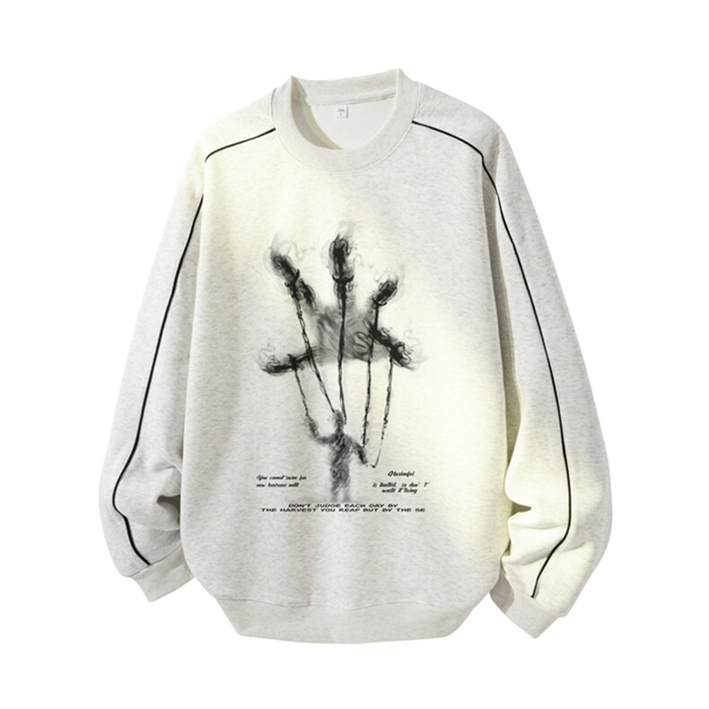 得物供货、复合重磅420克现货圆领卫衣宽松HD019-1-YLT2560-特P35，男装卫衣，电商019-1