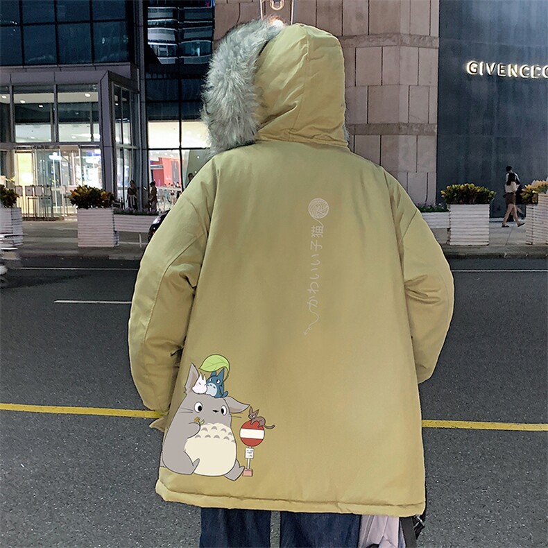 MM48152-P130冬季大毛领棉衣男士大码加厚棉袄男棉服,男装棉衣,电商A040
