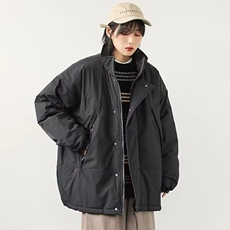 日系简约机能风立领棉衣男潮宽松百搭防风情侣保暖棉袄TT512P82，男装棉衣，星座1013-5