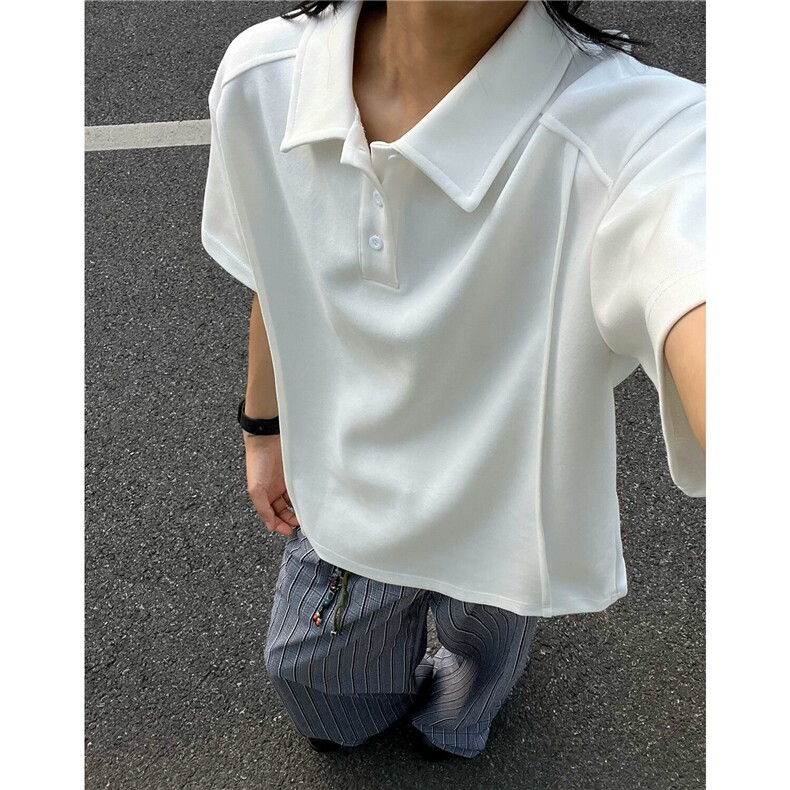 主推2025重磅夏季简约新款百搭翻领POLO衫短袖T恤男S417-特28图片