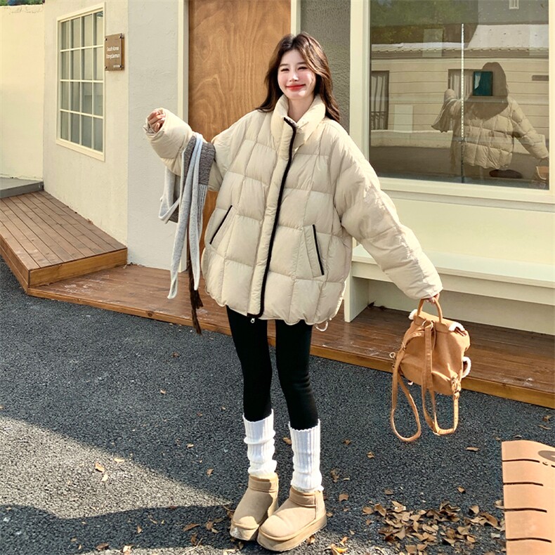 6937数据款大货已出现货90白鸭绒带披肩羽绒服P385K578,女装羽绒服,2D034