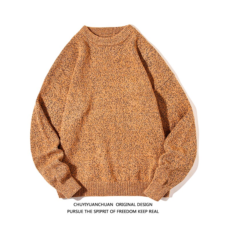 加厚加绒毛衣男大码毛线衣男针织衫M19099-P45加绒款-P65白底,男装针织衫/毛衣,电商A040A