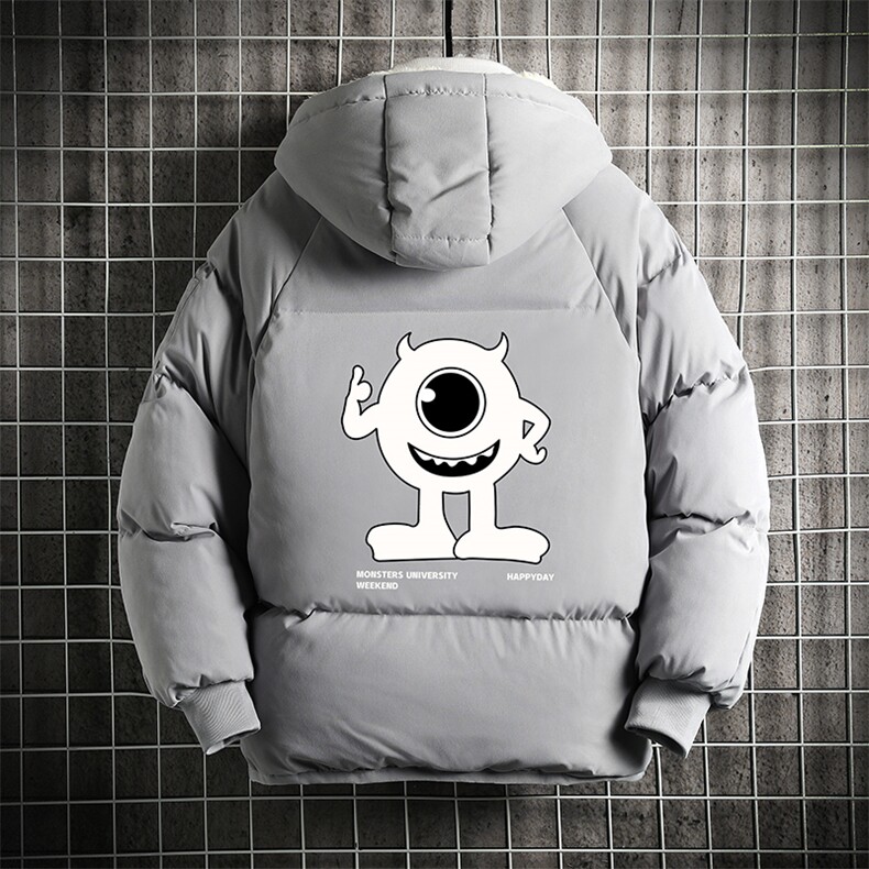 控128加绒面包服男大码羊羔毛棉衣男MY16327-P100图片