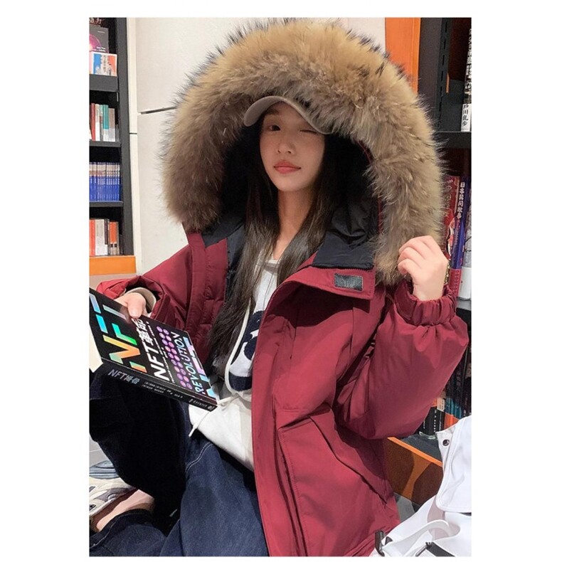 【升级款】派克服工装羽绒棉服oversize面包服外套Y902-P110网图,男装棉衣,电商B245
