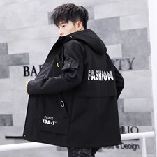 2021-新款工装夹克男士中长款秋季韩版潮流帅气-4002-J，男装夹克，星座1018