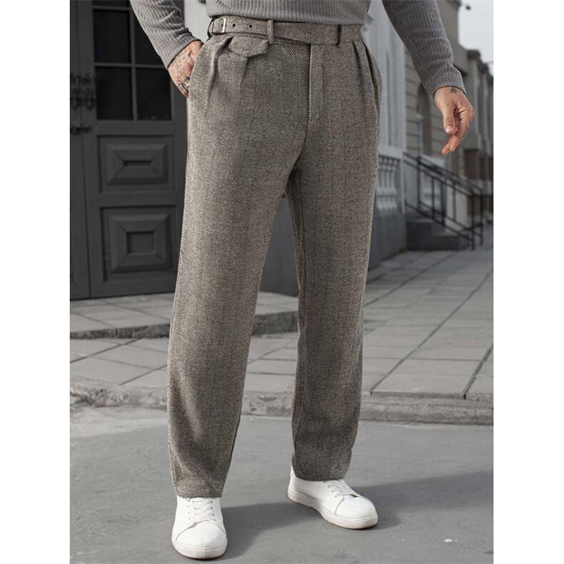 春夏季休闲运动百搭呢料西装裤XZ402-2-XK053批50控68（S-XL）,男装西服套装,星座402-2