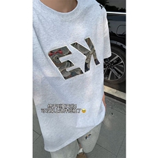 A21-特P30贴布绣花短袖t恤男纯棉260克，男装T恤，电商B369（原A024）
