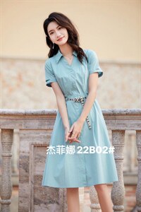 【现货】收腰设计优雅高挑，快来与连衣裙来一次美丽邂逅图片