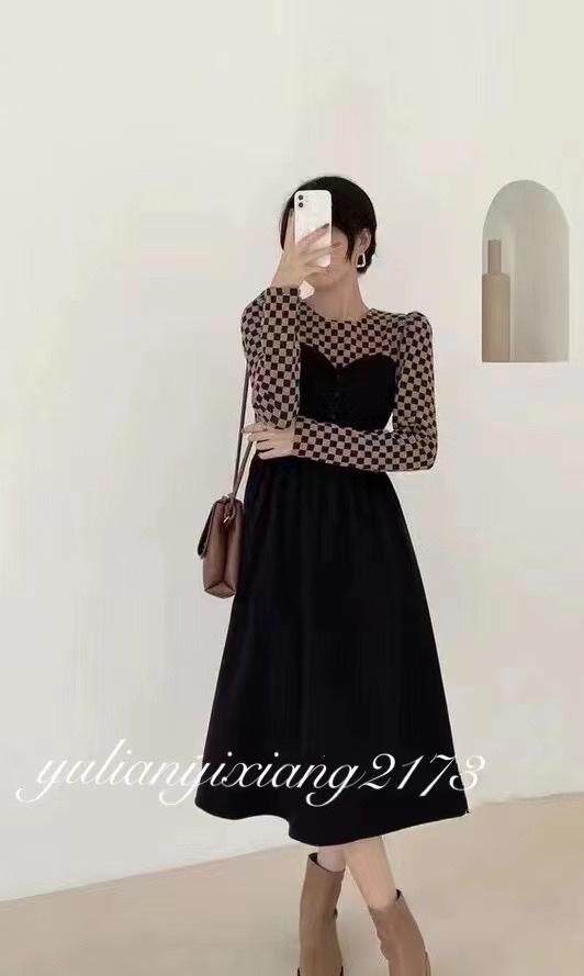 秋装连衣裙，女装连衣裙，雨恋依香