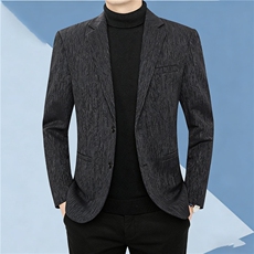 西装外套男2026春季新款中年单件商务休闲上衣西服爸爸装YZ08-P80，男装西服套装，星座509