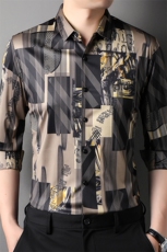 AG9352钱塘2020-3春秋新款百搭薄款中青年男士商务休闲T恤P56，男装衬衫，钱塘207-3