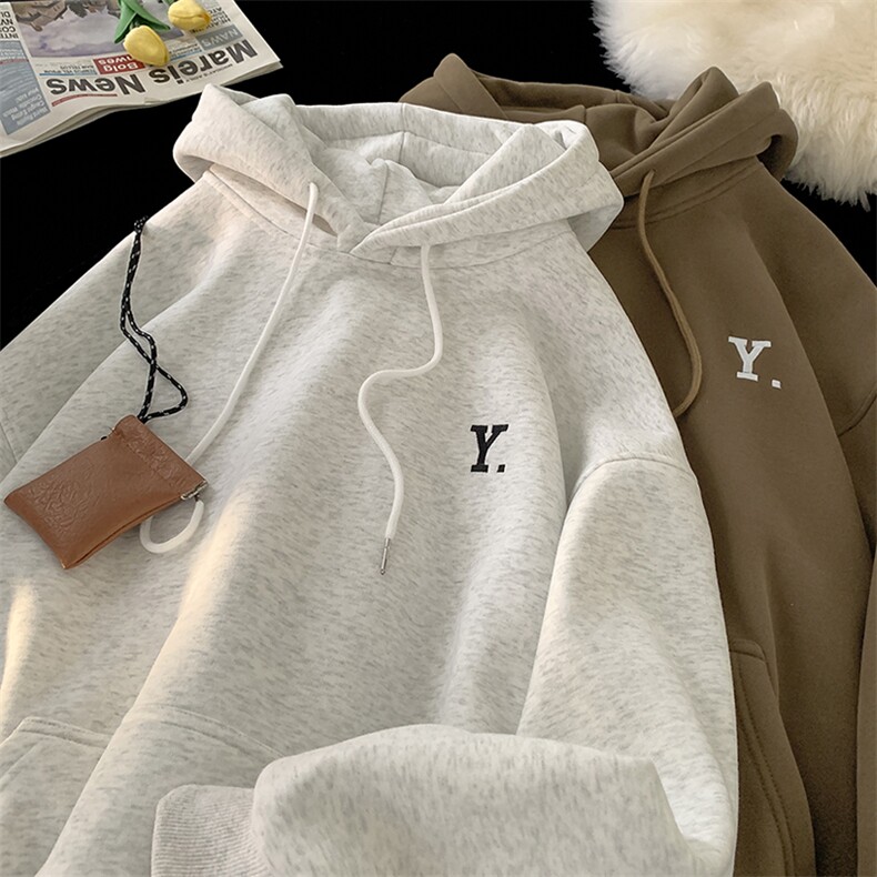 主推卫衣男中性风港风连帽钢印外套416B-1-WY672-P50限68，女装短外套，星座416B-1