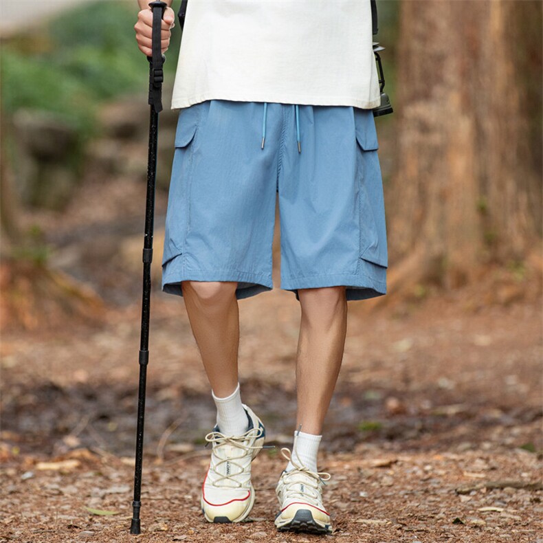 夏季山系短裤男裤大口袋五分裤男款休闲薄裤款A406K3522特P35,男装牛仔裤,星座309（原A406）
