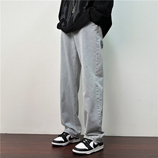 k1002-p45-控68M-5XL牛仔黄泥在高阶宽松大码牛仔裤cityboy，男装牛仔裤，星座116