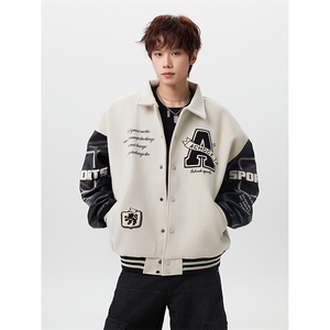 JKDD011-常规P68 夹棉P78 新款夹棉毛巾绣棒球服夹克棉衣棉服图片