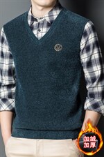 新款冬装加绒卫衣中青年男休闲套头假两件打底衫XXLB23306-P110，男装卫衣，电商B212（原钱塘6029）
