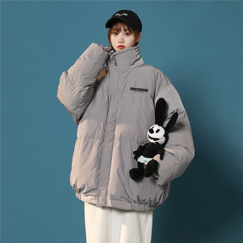 凯旋白鸭绒中性冬季潮流设计感抽绳立领羽绒服YR214P195控258,男装羽绒服,A247A