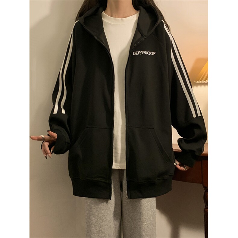 卫衣开衫男女连帽外套春秋新款宽松百搭上衣XZ102B-1W2558P65,女装短外套,星座102B-1