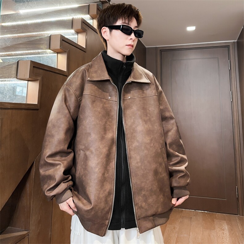 三合一加厚皮夹克棉衣男冬季防水男士棉服棉袄A266-PYT0101-P135图片