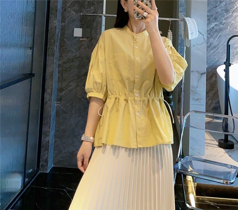 彩色衬衫，女装衬衫，晨贝