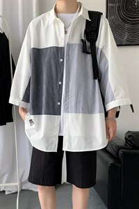短袖t恤男士夏季2023新款潮流ins潮牌半袖体恤A161-2-CT505-P45图片