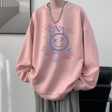 麂皮绒卫衣男大码重磅长袖t恤男JW81180-P35，男装卫衣，电商A040