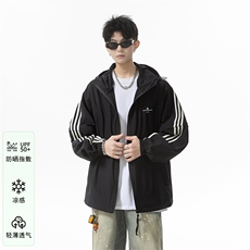防晒指数UPF50+有可拆卸袖子防晒皮肤衣外套25XJ55237批70，男装防晒衣，电商A042