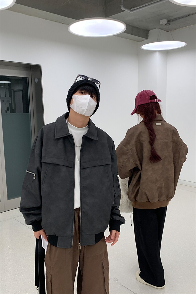 特P90无差价新款百搭春秋时尚简约夹克外套-HJ5709港风,男装夹克,电商A003