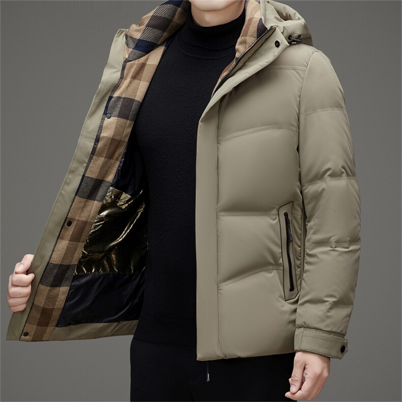 DAJ9039钱塘2020-2新款百搭厚款时尚休闲中年男士羽绒服外套P255图片