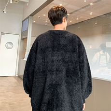 秋季新款开衫毛衣外套美式高街宽松潮流时尚休闲百搭针织衫，男装针织衫/毛衣，星座410-7