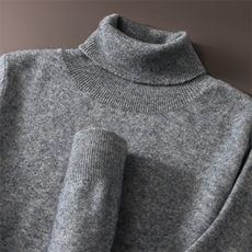 2025舒适百搭简约秋冬新款舒适简约高领长袖保暖，男装羊绒套衫，蒙亿羊绒