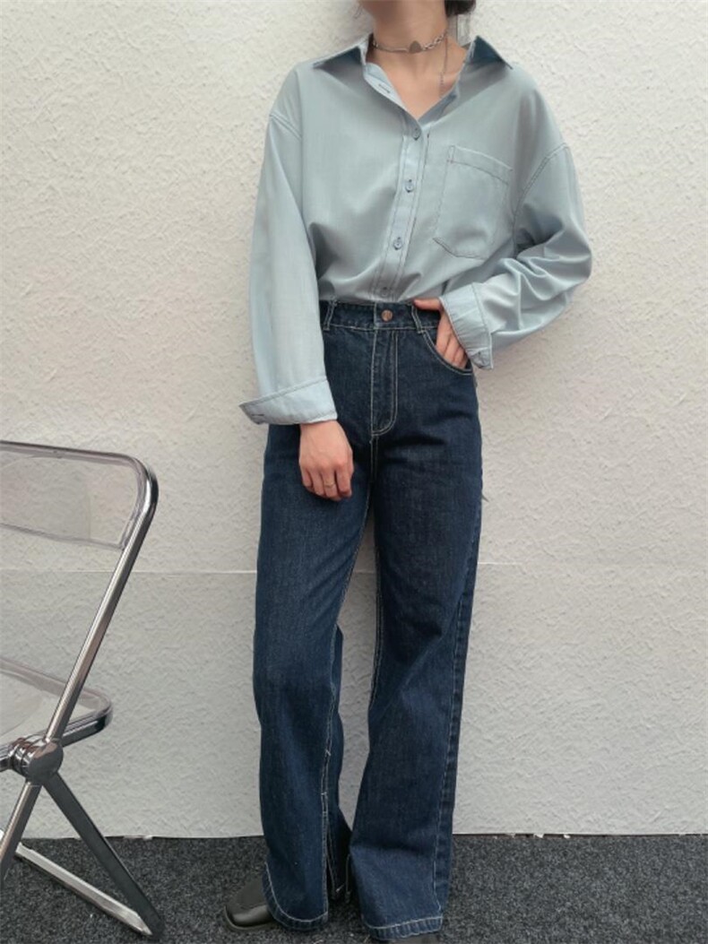 现货.秋季新款衬衫，女装衬衫，YEAXIU(6F)