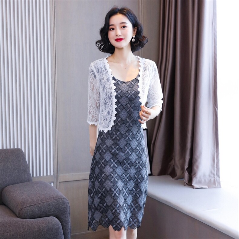 2023年春秋夏季连衣裙格子通勤韩版修身显瘦,女装连衣裙,婵米儿