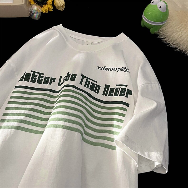 平铺条纹印花大码短袖T恤男DT77773P18块特价控38：供抖音视频，男装T恤，星座227-7