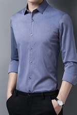 冰丝短袖t恤纯色衬衫领潮半袖男士凉感丅体恤中年商务休闲polo衫，男装衬衫，电商B212（原钱塘6029）