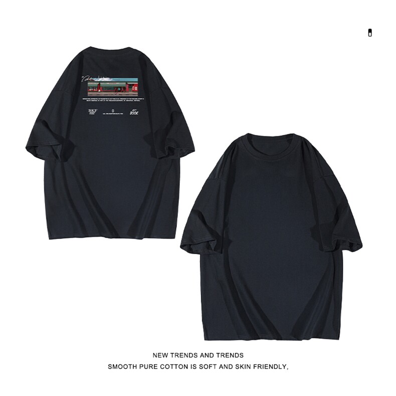 夏季2026年新款宽松休闲潮牌时尚纯棉短袖上衣T15-特批-35，男装T恤，星座718