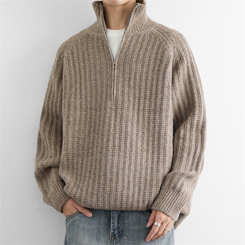 重磅老钱针织衫毛衣男秋冬厚款高级感套头潮牌休闲内搭衣服,男装针织衫/毛衣,星座914
