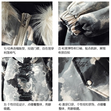 MC49092-P135日系潮衣男大码派克服男工装服外套袄，男装棉衣，电商A040A