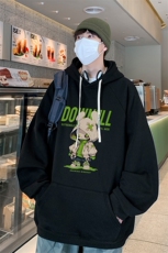 已注册抖音直播得物高品质港风男宽松连帽卫衣外套W5011P45控68，男装卫衣，电商C408(原B339-1)