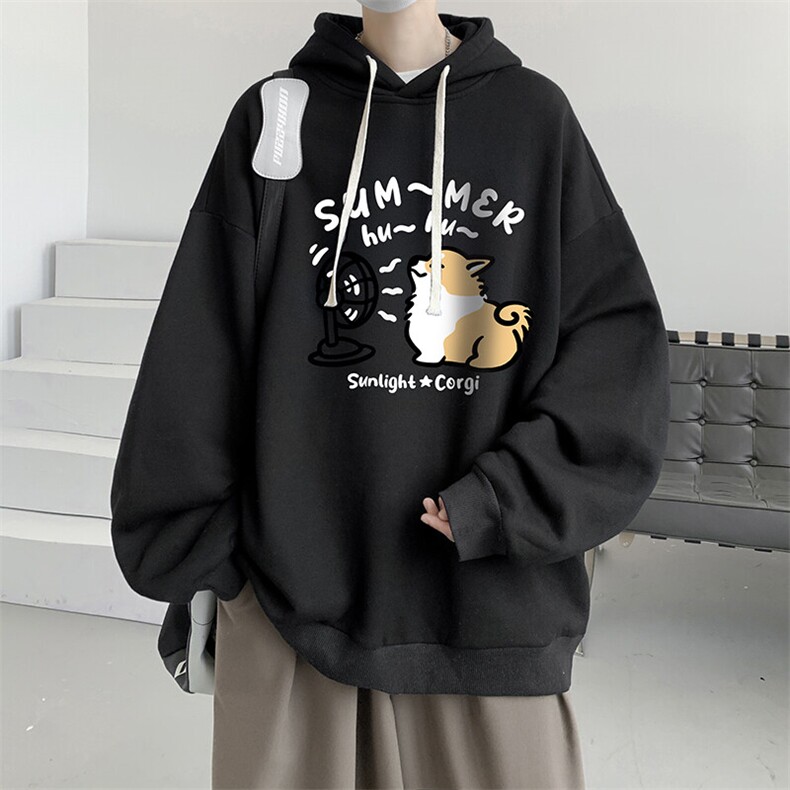 连帽卫衣男大码胖子帽衫大号运动服WY2420-P35,男装卫衣,电商A040