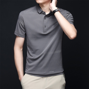 BJ90216男士2023年夏季新款百搭T恤男短袖商务休闲体恤男P70图片