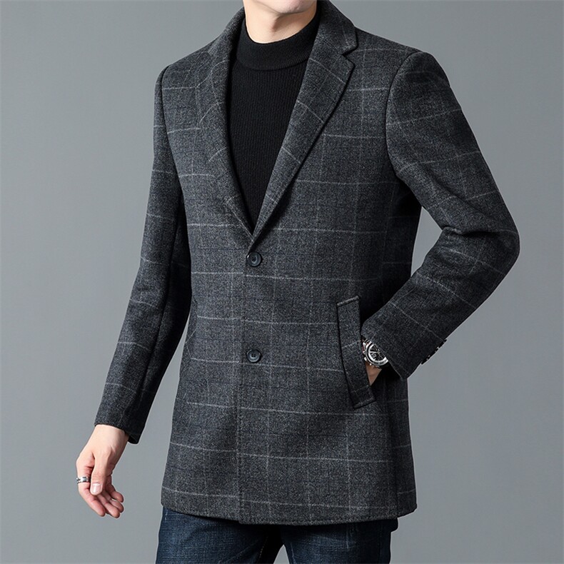 BEN22802钱塘2020-2中年男士冬季厚款时尚休闲百搭西服P260,男装西服,钱塘207-2