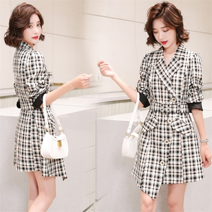 2021春秋季西装连衣裙,女装连衣裙,寒都衣屋