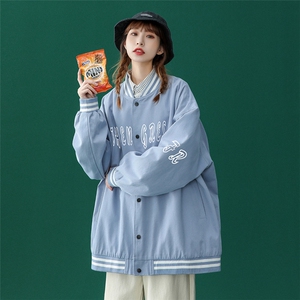 ！春季潮流宽松休闲百搭夹克情侣棒球服外套 G212 P65控88图片