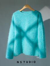 2025年秋季套头时尚百搭通勤简约休闲平面圆领，女装羊毛衫，盛泰针织