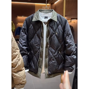 【假两件撞色鹅绒服】潮流冬季羽绒服轻薄保暖外套yrf119-TP245图片