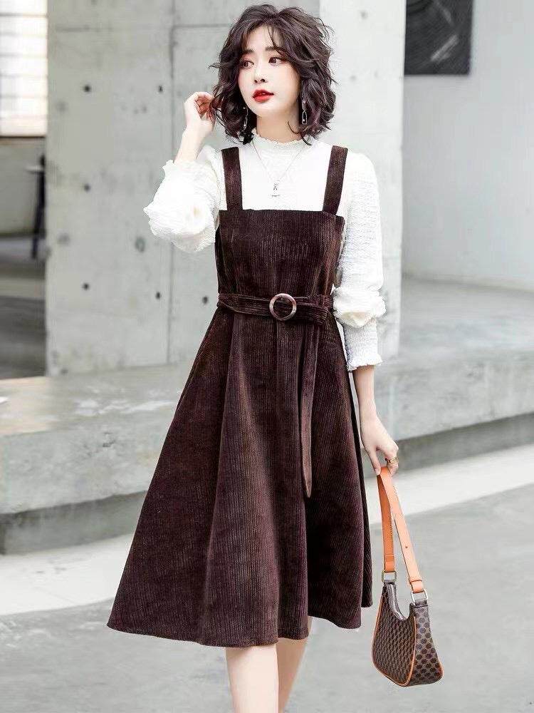 假两件连衣裙，女装连衣裙，博内歌特