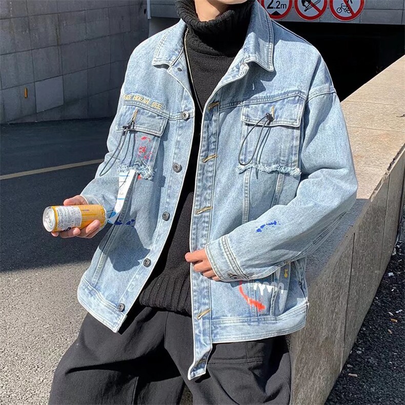 男秋冬新款牛仔夹克外套J005P75,男装夹克,星座1116-2
